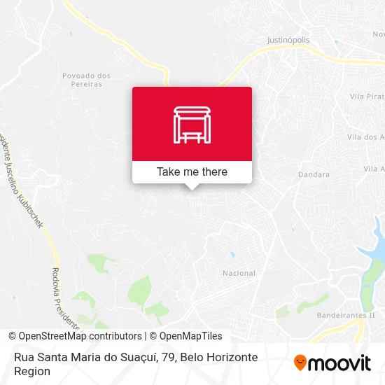 Rua Santa Maria do Suaçuí, 79 map