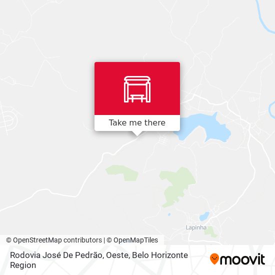 Rodovia José De Pedrão, Oeste map