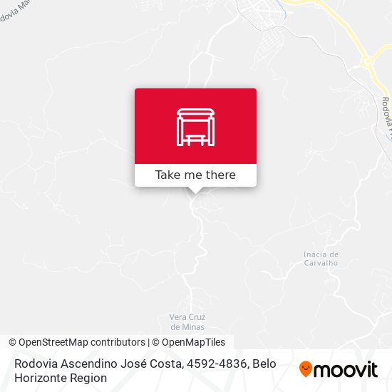 Rodovia Ascendino José Costa, 4592-4836 map