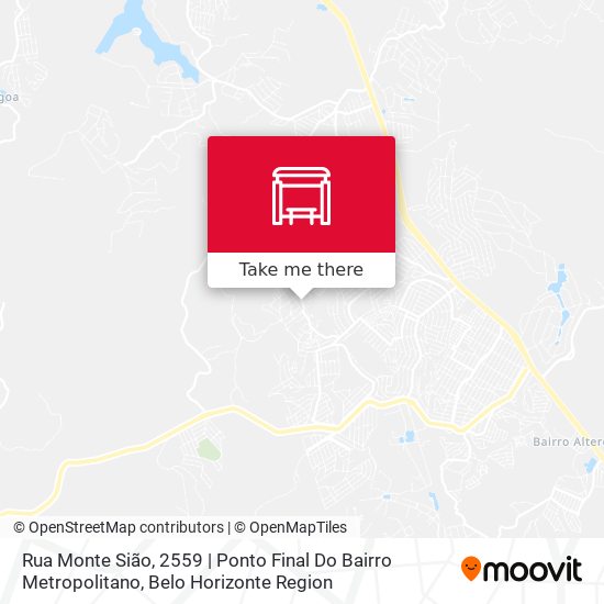 Rua Monte Sião, 2559 | Ponto Final Do Bairro Metropolitano map