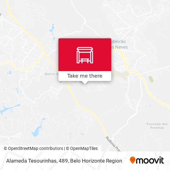 Alameda Tesourinhas, 489 map