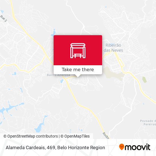 Alameda Cardeais, 469 map