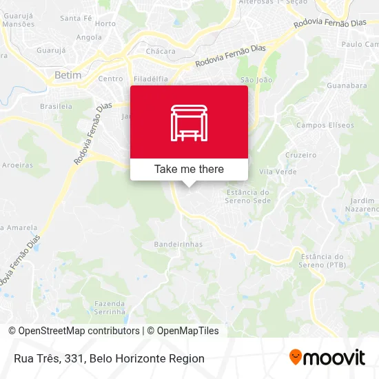 Rua Três, 331 map