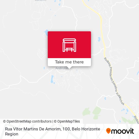 Rua Vítor Martins De Amorim, 100 map