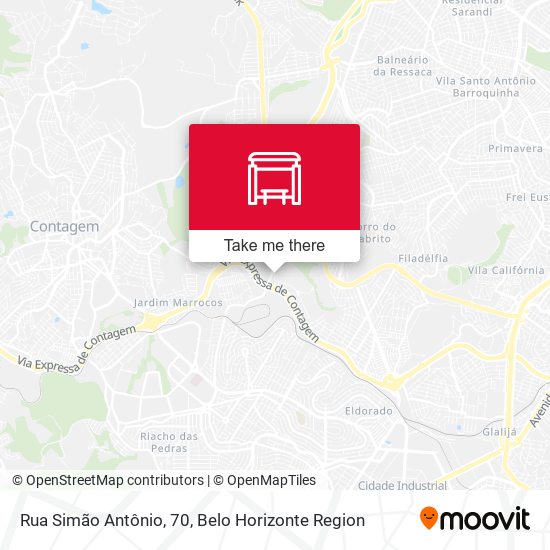 Rua Simão Antônio, 70 map