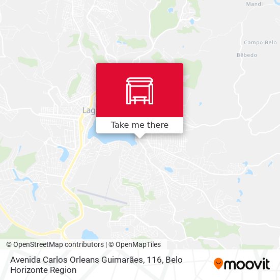 Avenida Carlos Orleans Guimarães, 116 map