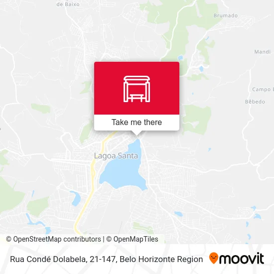 Rua Condé Dolabela, 21-147 map