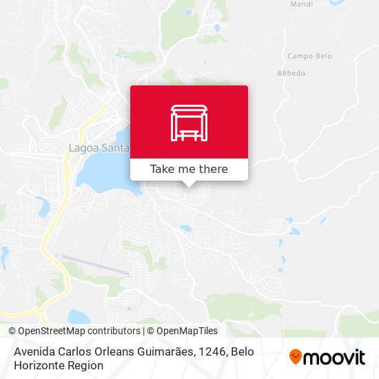 Avenida Carlos Orleans Guimarães, 1246 map