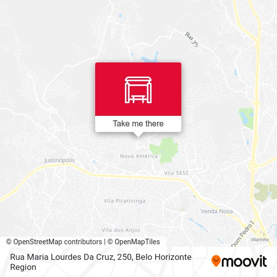 Rua Maria Lourdes Da Cruz, 250 map