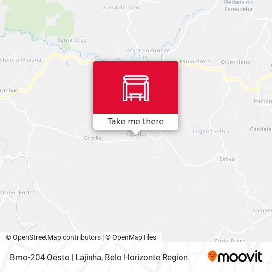 Bmo-204 Oeste | Lajinha map