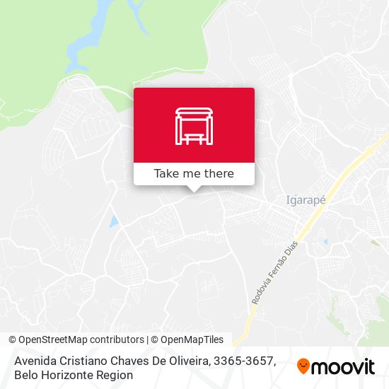 Mapa Avenida Cristiano Chaves De Oliveira, 3365-3657