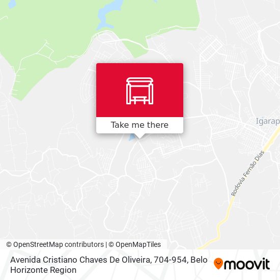 Avenida Cristiano Chaves De Oliveira, 704-954 map