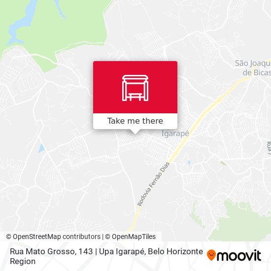 Rua Mato Grosso, 143 | Upa Igarapé map