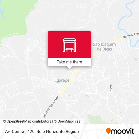 Av. Central, 420 map
