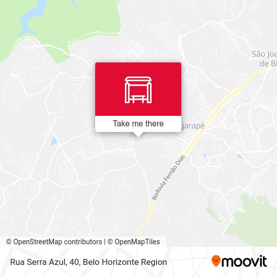Rua Serra Azul, 40 map