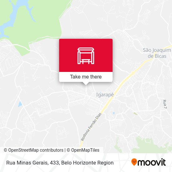 Rua Minas Gerais, 433 map