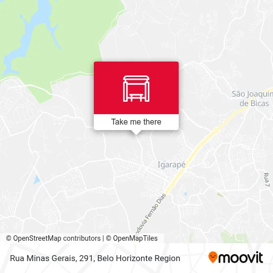 Rua Minas Gerais, 291 map