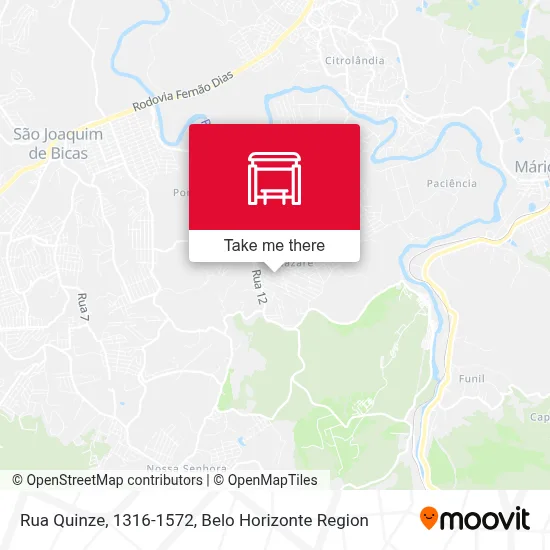 Rua Quinze, 1316-1572 map