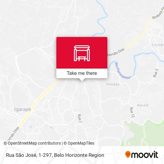 Rua São José, 1-297 map