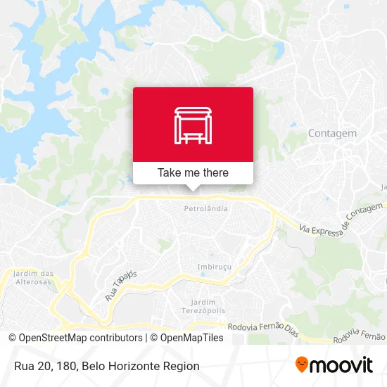 Rua 20, 180 map