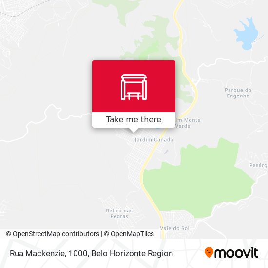 Rua Mackenzie, 1000 map