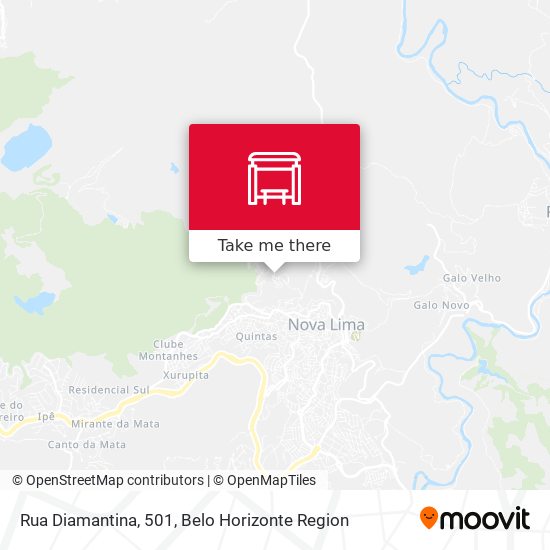 Rua Diamantina, 501 map