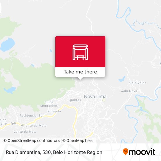 Rua Diamantina, 530 map