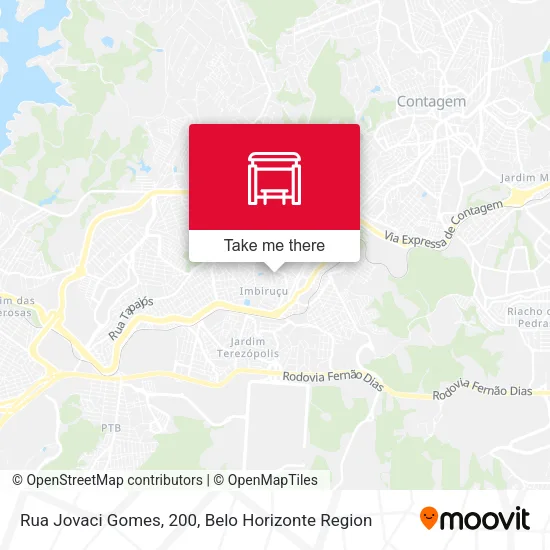 Rua Jovaci Gomes, 200 map