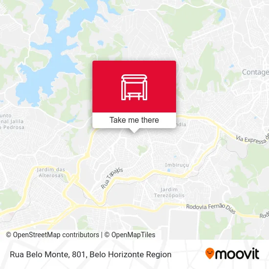 Rua Belo Monte, 801 map