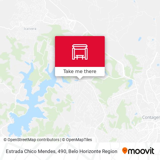 Estrada Chico Mendes, 490 map