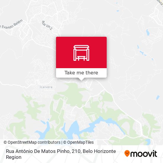 Rua Antônio De Matos Pinho, 210 map