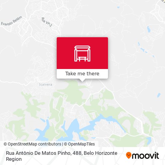 Rua Antônio De Matos Pinho, 488 map