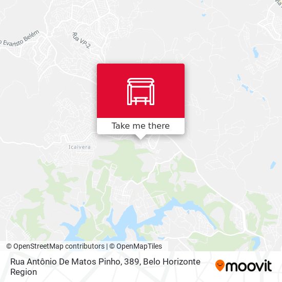 Rua Antônio De Matos Pinho, 389 map