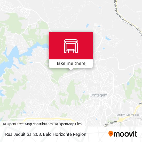 Rua Jequitibá, 208 map