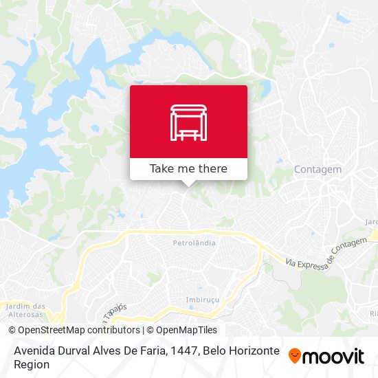 Avenida Durval Alves De Faria, 1447 map