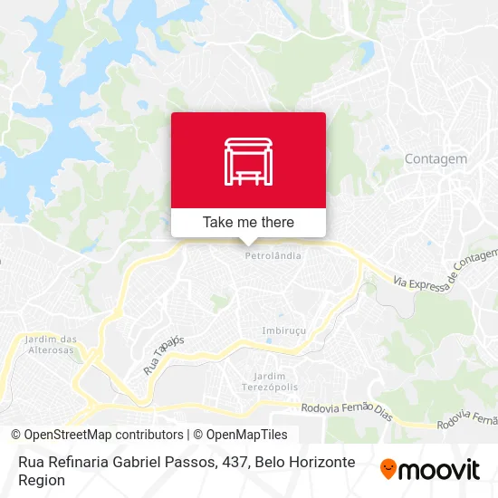 Rua Refinaria Gabriel Passos, 437 map