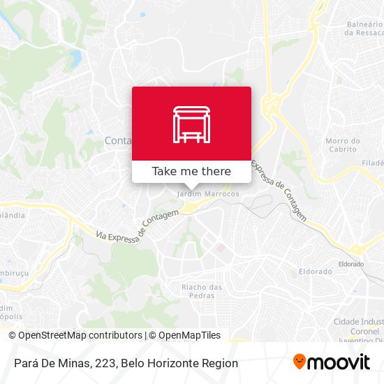 Pará De Minas, 223 map