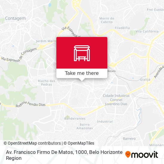 Mapa Av. Francisco Firmo De Matos, 1000