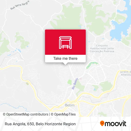 Rua Angola, 650 map