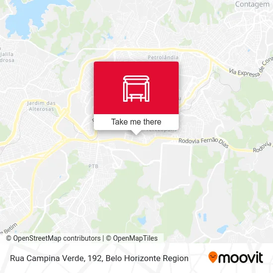 Rua Campina Verde, 192 map