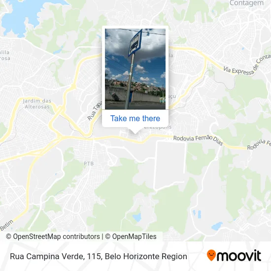 Rua Campina Verde, 115 map