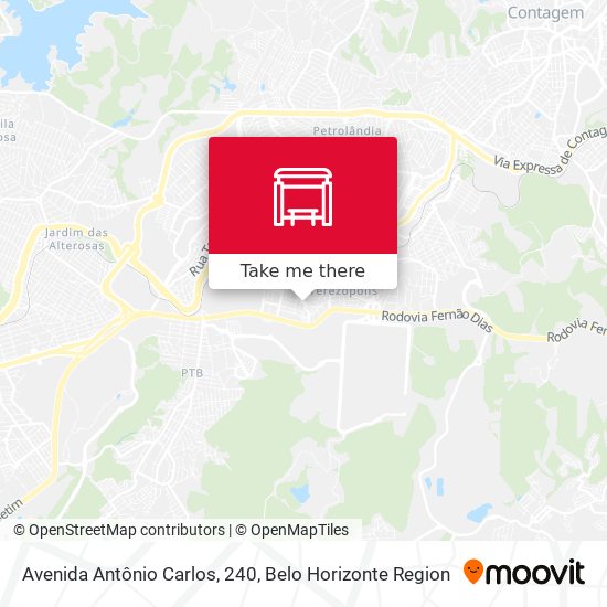 Avenida Antônio Carlos, 240 map
