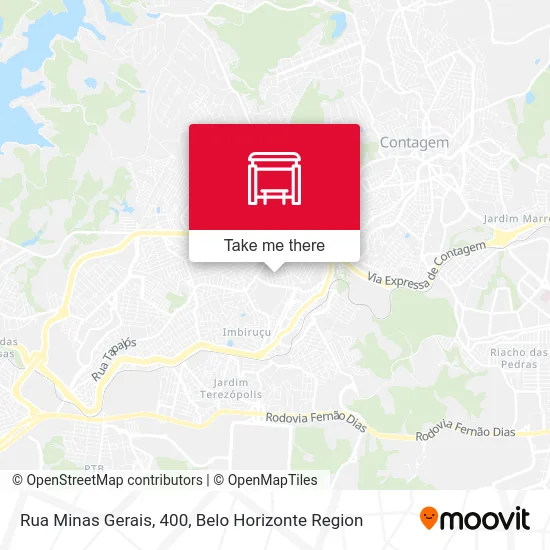 Rua Minas Gerais, 400 map
