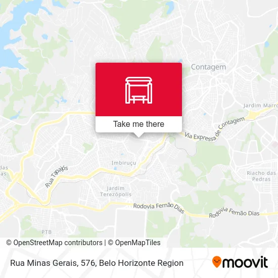 Rua Minas Gerais, 576 map