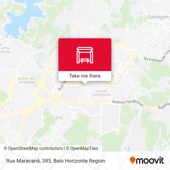 Rua Maracanã, 385 map