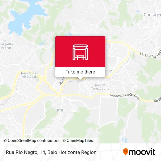 Rua Rio Negro, 14 map