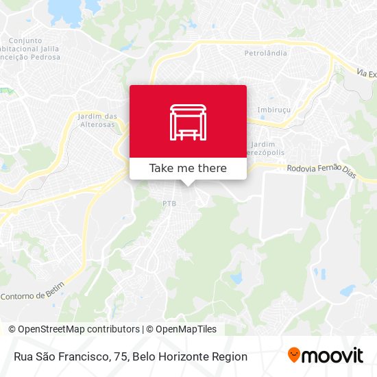 Rua São Francisco, 75 map