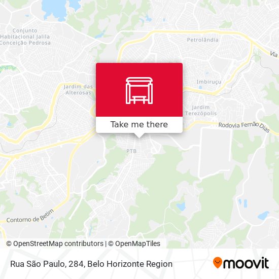 Rua São Paulo, 284 map