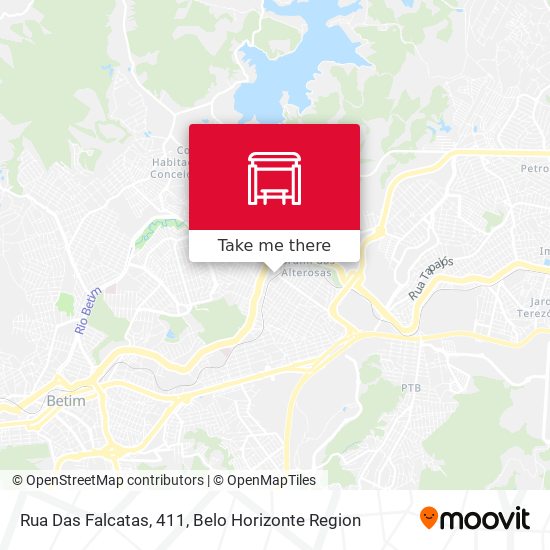Rua Das Falcatas, 411 map