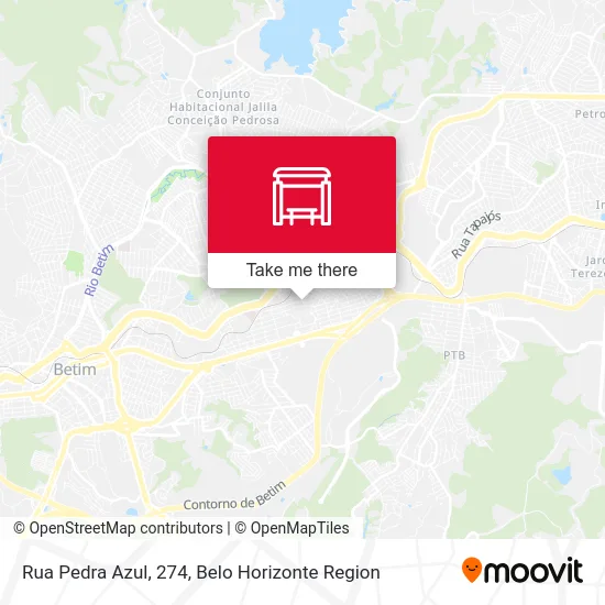 Rua Pedra Azul, 274 map